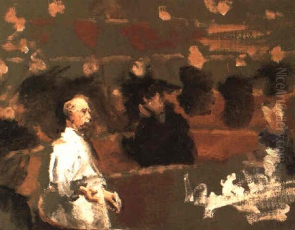 Sketch For The Agnew Clinic Oil Painting by Thomas Eakins