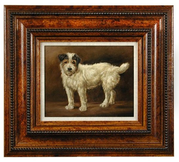 Study Of Caesar, The King's Dog Oil Painting by George Earl