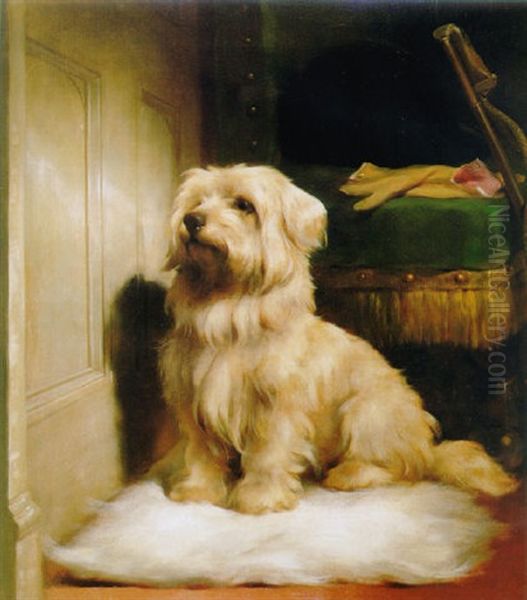 Waiting For Master Oil Painting by George Earl