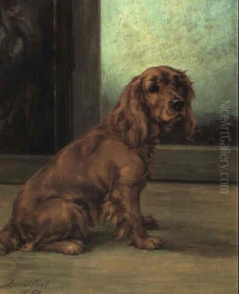 Michael, A Golden Cocker Spaniel by Maud Earl