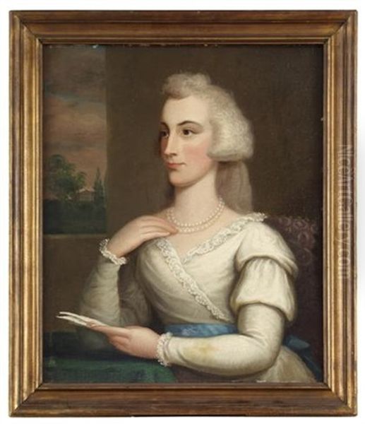 Portrait Of Anne Willing Bingham (1764-1801) Oil Painting by Ralph Earl