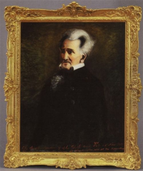 Portrait Of Andrew Jackson Oil Painting by Ralph Eleaser Whiteside Earl