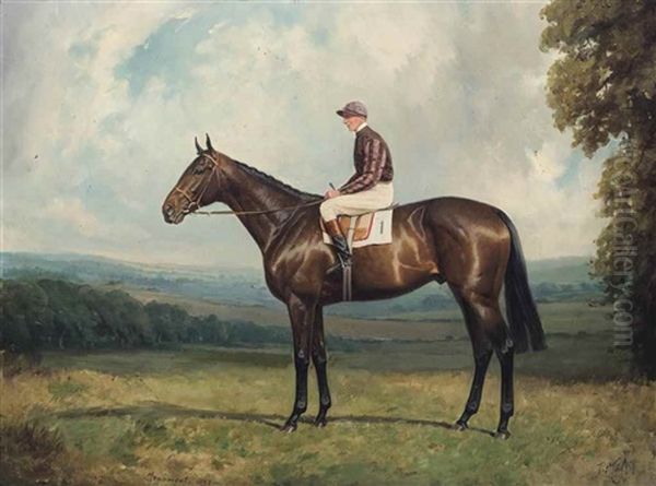 Monument, With Jockey Up Oil Painting by Thomas Percy Earl