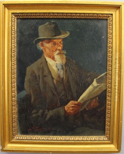 Portrait Of An Elderly Gentleman by Lawrence Carmichael Earle