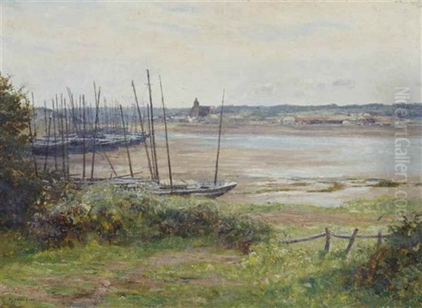 The Hayle Estuary Oil Painting by Sir Alfred East