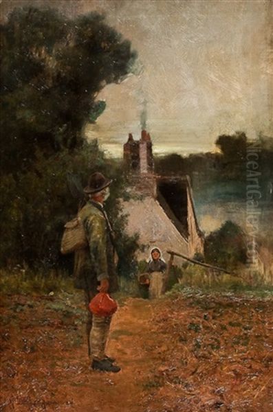 Older And Wiser Oil Painting by Sir Alfred East