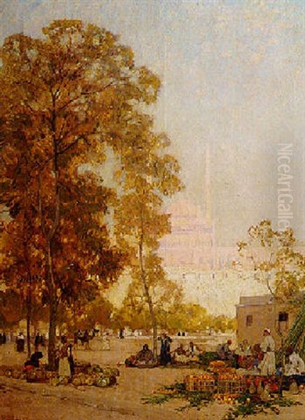 The Citadel, Cairo by Sir Alfred East