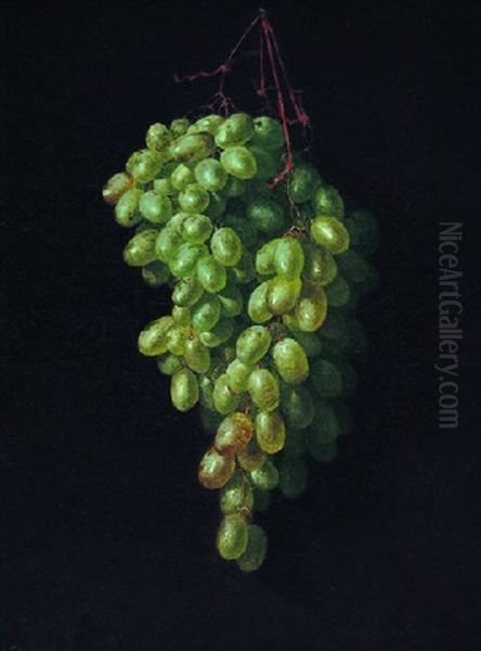 Hanging Grapes Oil Painting by Charles Harry Eaton