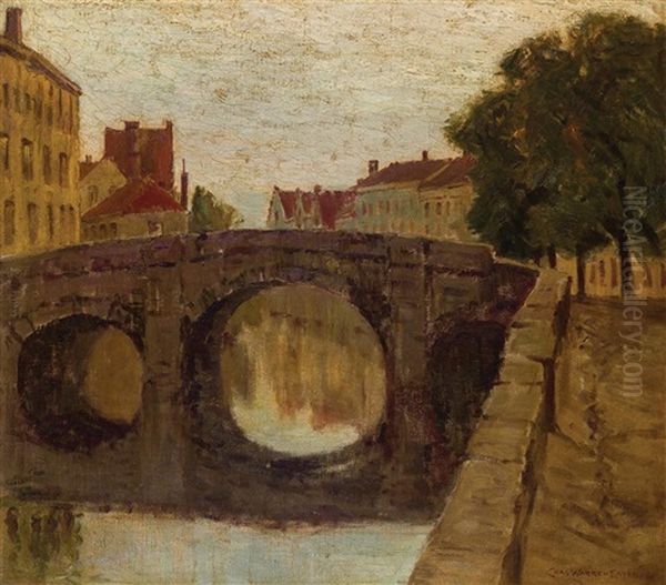 Bruges Oil Painting by Charles Warren Eaton