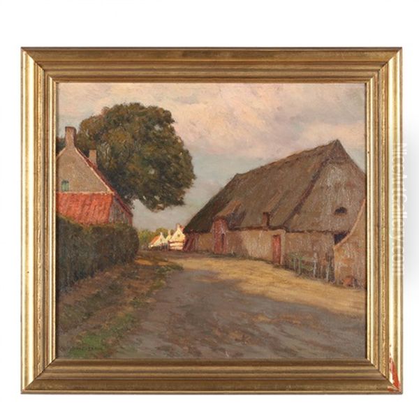 Environs Of Bruges Oil Painting by Charles Warren Eaton