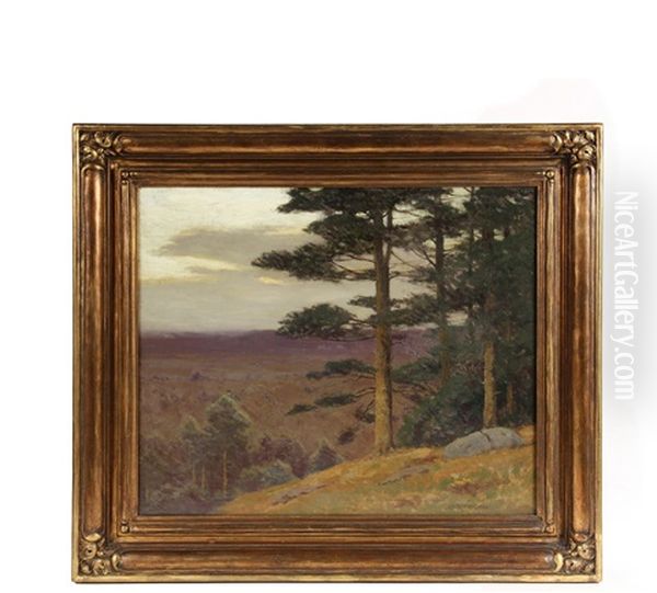 Hill Top, Colebrook Pines Oil Painting by Charles Warren Eaton