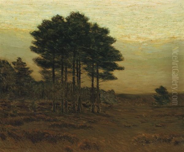 November Oil Painting by Charles Warren Eaton