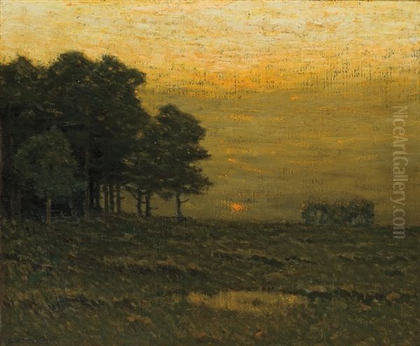 Early Evening Oil Painting by Charles Warren Eaton