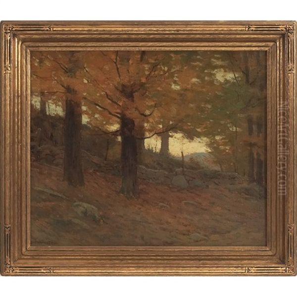 The Yellow Leaf Oil Painting by Charles Warren Eaton