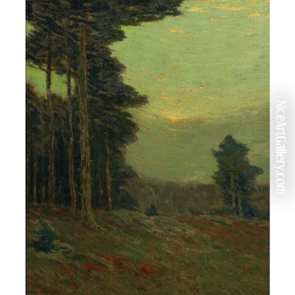 Edge Of The Wood Oil Painting by Charles Warren Eaton