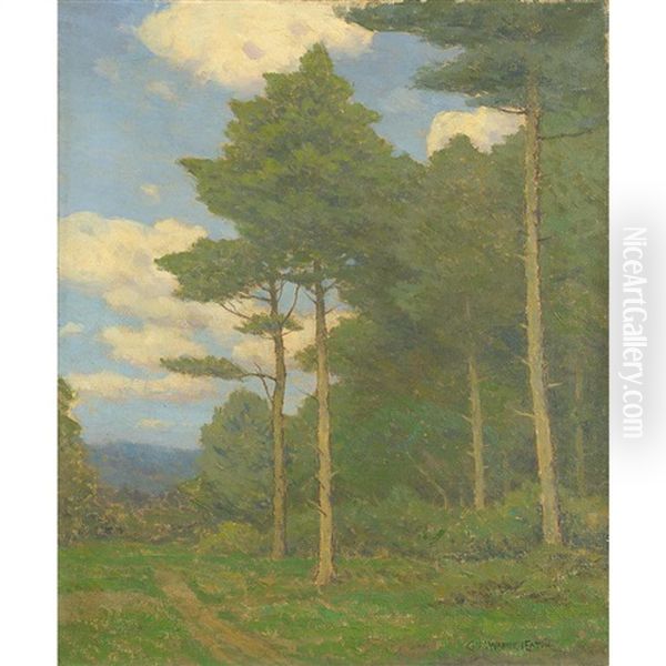 Midsummer Oil Painting by Charles Warren Eaton