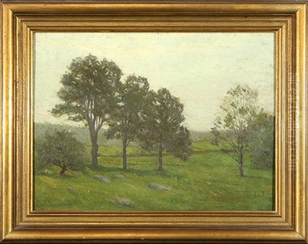 Summer Landscape Oil Painting by Charles Warren Eaton