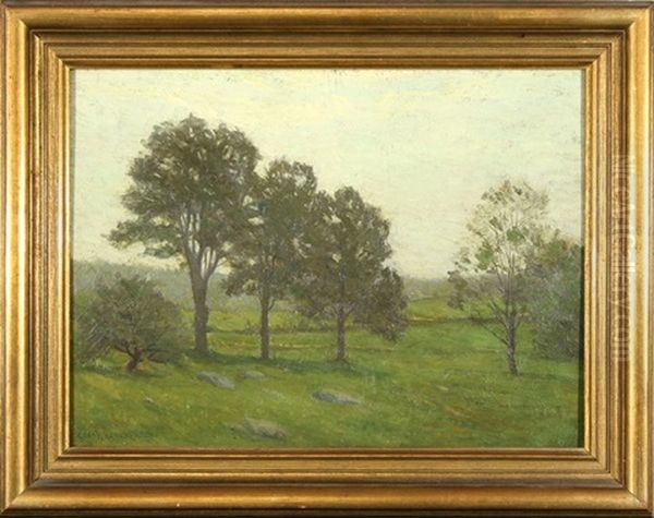 Summer Landscape ( Bloomfield, Nj?) Oil Painting by Charles Warren Eaton