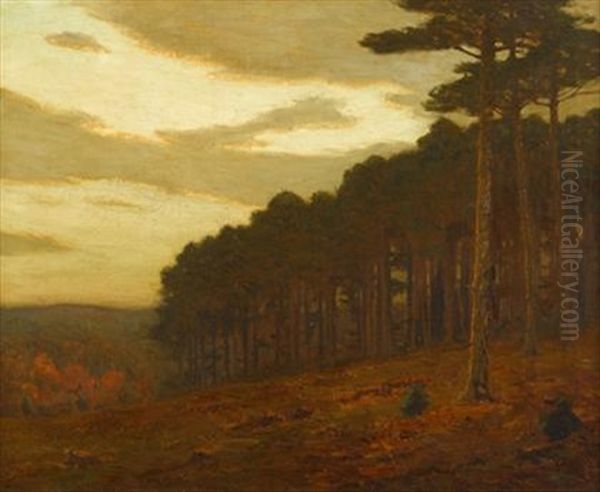 Autumn - New England Oil Painting by Charles Warren Eaton