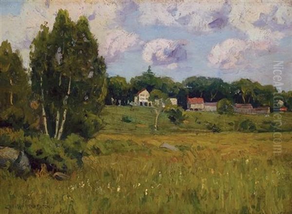 Colebrook Meadows, Connecticut Oil Painting by Charles Warren Eaton