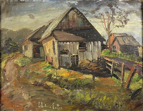 Old Farm House (east Bay) Oil Painting by Chelsea Dingle Eaton