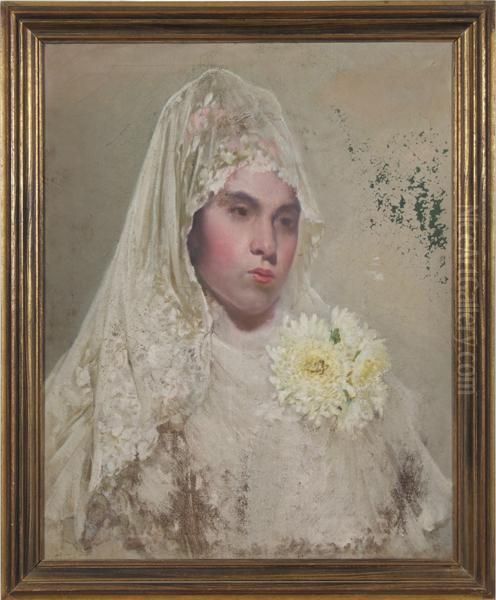 Lady In White Mantilla by Jose Arpa Y Perea