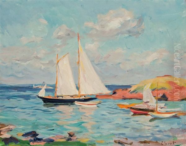 Monhegan Island, Maine Oil Painting by Carl Ebert