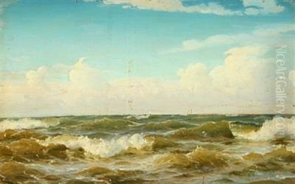 Seascape Oil Painting by Christian Frederic Eckardt