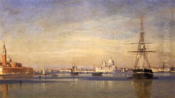 Venezia, Bacino Di San Marco Oil Painting by Christian Frederic Eckardt