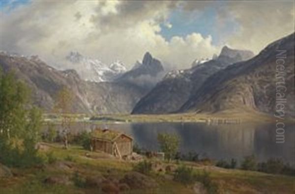 Fra Romsdalen Oil Painting by Johan Fredrik Eckersberg