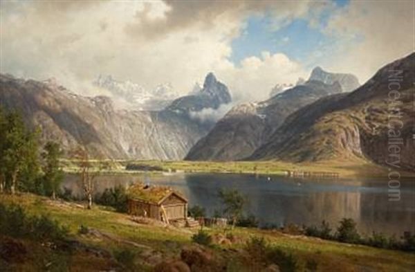 Fra Romsdalen Oil Painting by Johan Fredrik Eckersberg