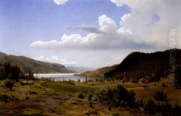 Sommerdag Oil Painting by Johan Fredrik Eckersberg