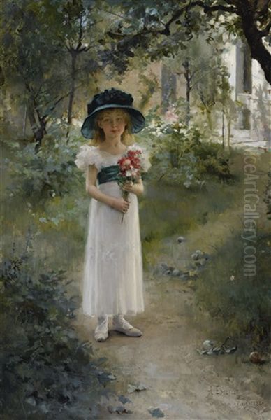 Au Jardin by Albert Edelfelt