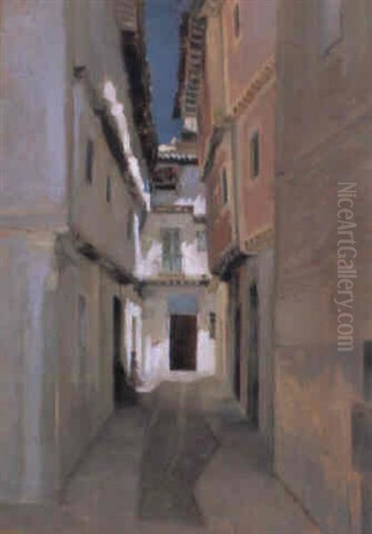 Gata I Toledo Oil Painting by Albert Edelfelt