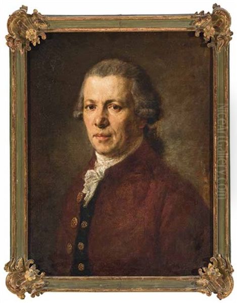 Brustportrat Eines Vornehmen Herren Oil Painting by Johann Georg Josef Edlinger