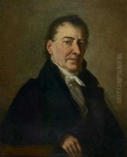 Bildnis Eines Herren Oil Painting by Johann Georg Josef Edlinger