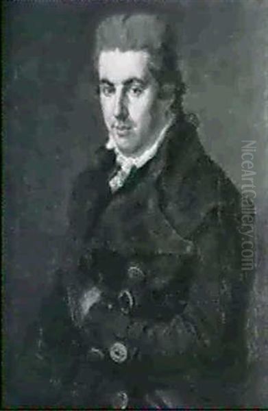 Portrait Eines Unbekannten Oil Painting by Johann Georg Josef Edlinger