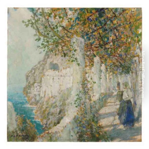 Old Cloister Walk, Amalfi by George Wharton Edwards