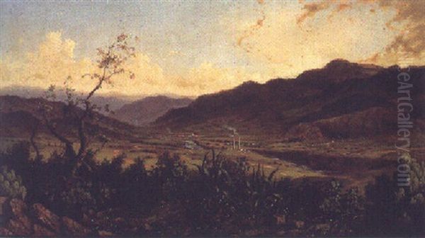 Hacienda Minera Oil Painting by Daniel Thomas Egerton