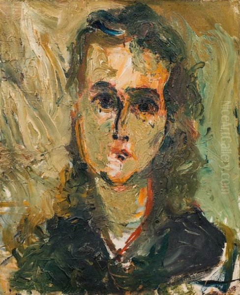 Portrait Signe Oil Painting by Jean Hans Egger