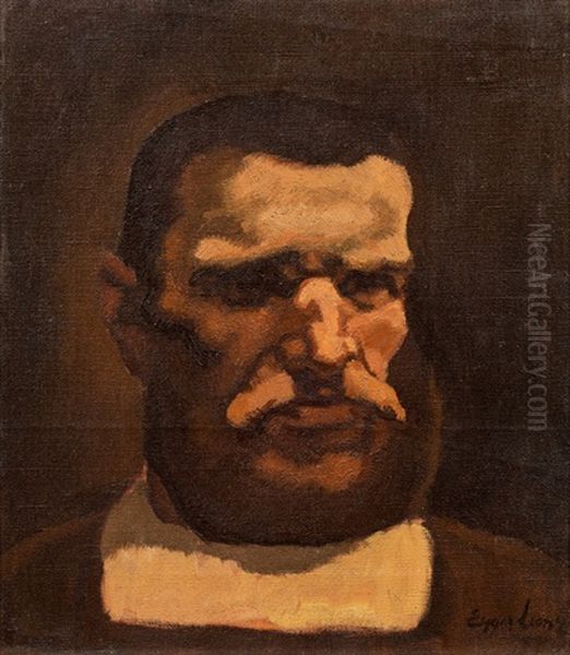 Head Of A Farmer From The Painting 