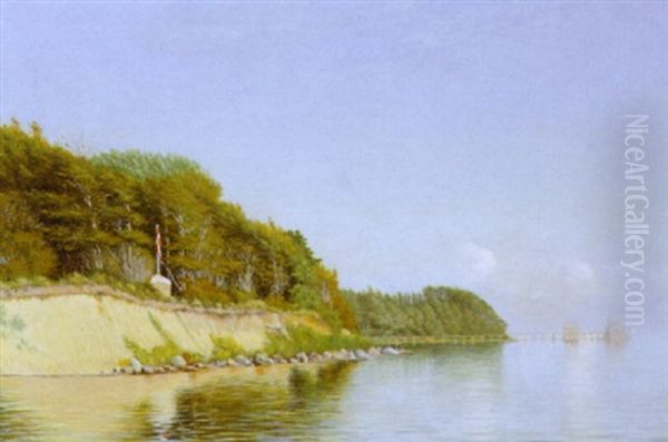 Sommereftermiddag, Hestehaveskraenten Ved Saltholm Oil Painting by Peter Eggers