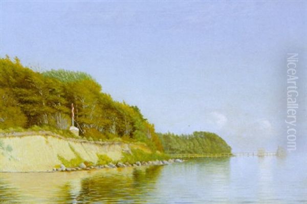 Sommereftermiddag, Hestehaveskraenten Ved Saltholm Oil Painting by Peter Eggers