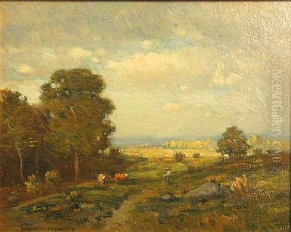 Berkshire Hills Landscape Oil Painting by Benjamin Osro Eggleston