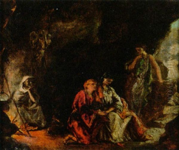 Mythologische Szene Oil Painting by William Maw Egley