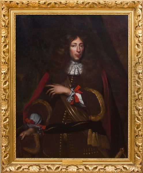 Portrait Du Grand Conde (louis De Bourbon) Oil Painting by Justus van (Verus ab) Egmont