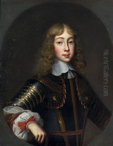 Portrait D'un Jeune Prince Dit Autrefois Portrait De Guillaume D'orange Oil Painting by Justus van (Verus ab) Egmont