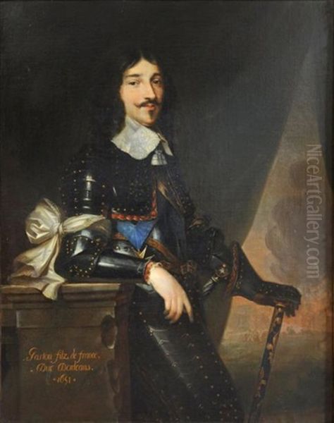 Portrait De Gaston D'orleans Oil Painting by Justus van (Verus ab) Egmont