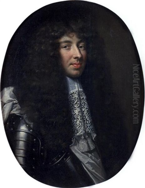 Portrait Du Grand Conde (?) Oil Painting by Justus van (Verus ab) Egmont