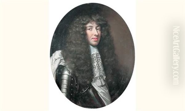 Portrait Du Grand Conde(?) Oil Painting by Justus van (Verus ab) Egmont